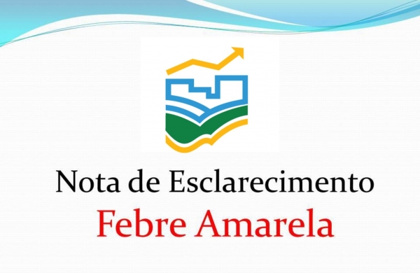 Nota de esclarecimento - Febre amarela