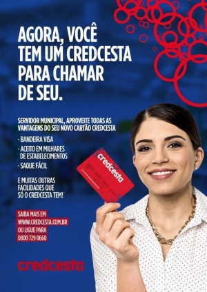 Prefeitura de Serrinha firma parceria com a CredCesta e apresenta cartão de crédito consignado sem anuidade para os servidores públicos municipais