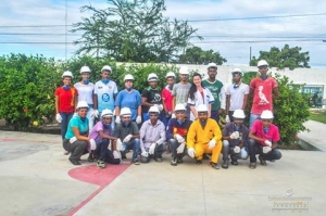 ALUNOS DO CURSO PINTOR DE OBRAS DO SENAI–SERRINHA PARTICIPAM DE AULA PRÁTICA