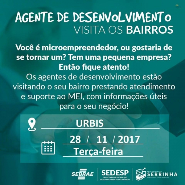 Agente de Desenvolvimento visita os bairros