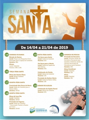 Programação da Semana Santa em Serrinha