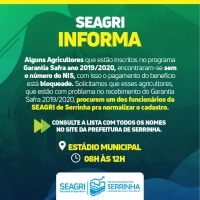 Informativo SEAGRI